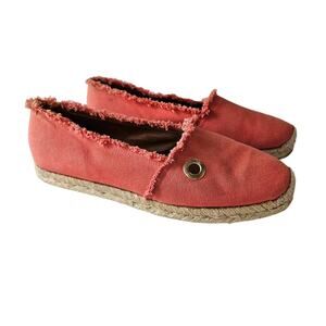 Hunter Adler Espadrille Flats Shoes Slip On Women's 8 Summer Vacation Casual